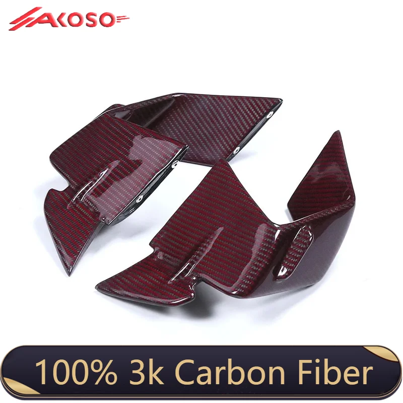 

AKOSO Lightweight Carbon Fiber Winglets Set for BMW S1000 RR 2023+ Motorcycle Racing