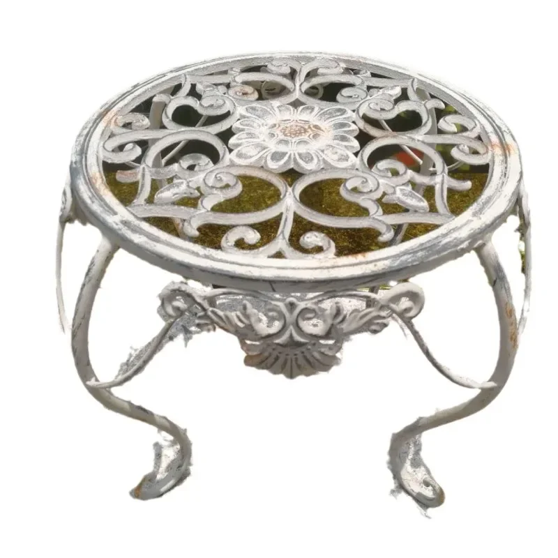 

Floor-to-ceiling cast iron dwarf flower pot frame flower tray courtyard balcony