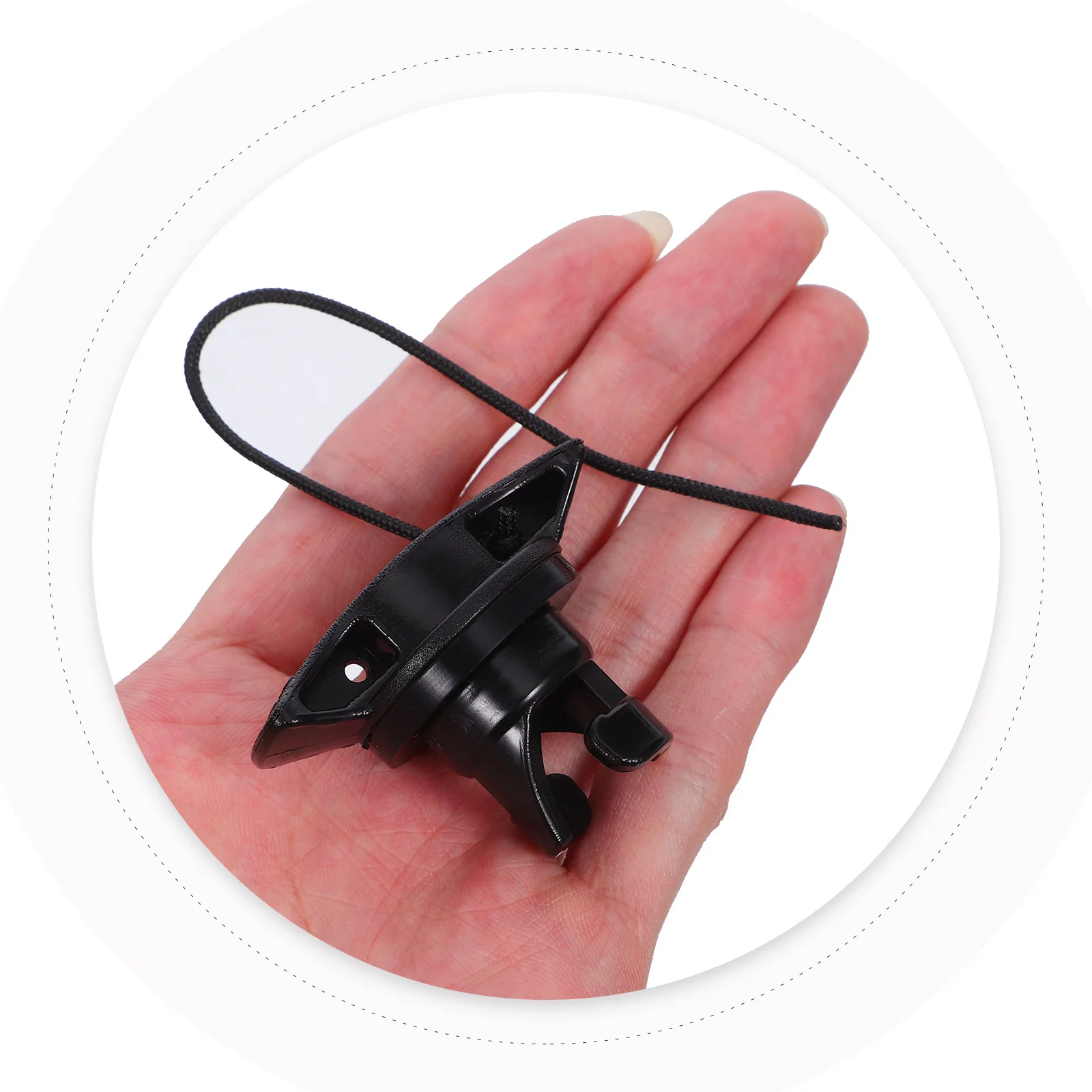 

4Pcs Inflatable Boat Valve Air Plug Spiral Cover Black Replacement for Kayak Raft Dinghy Efficient Seal Rapid Inflation