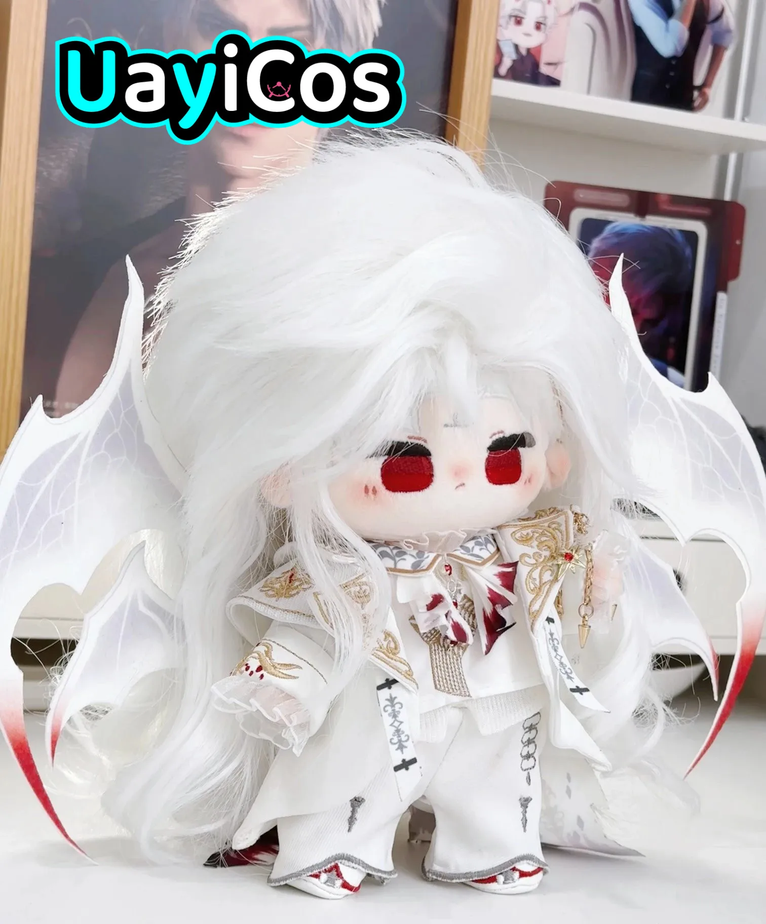 

Одежда для кукол 10-20 см: Костюм «Любовь и Глубокий Космос» (Силус, Демонические Крылья), пальто, туфли, брюки, рубашка, плюшевая игрушка-кукла, аниме-игрушка для детей