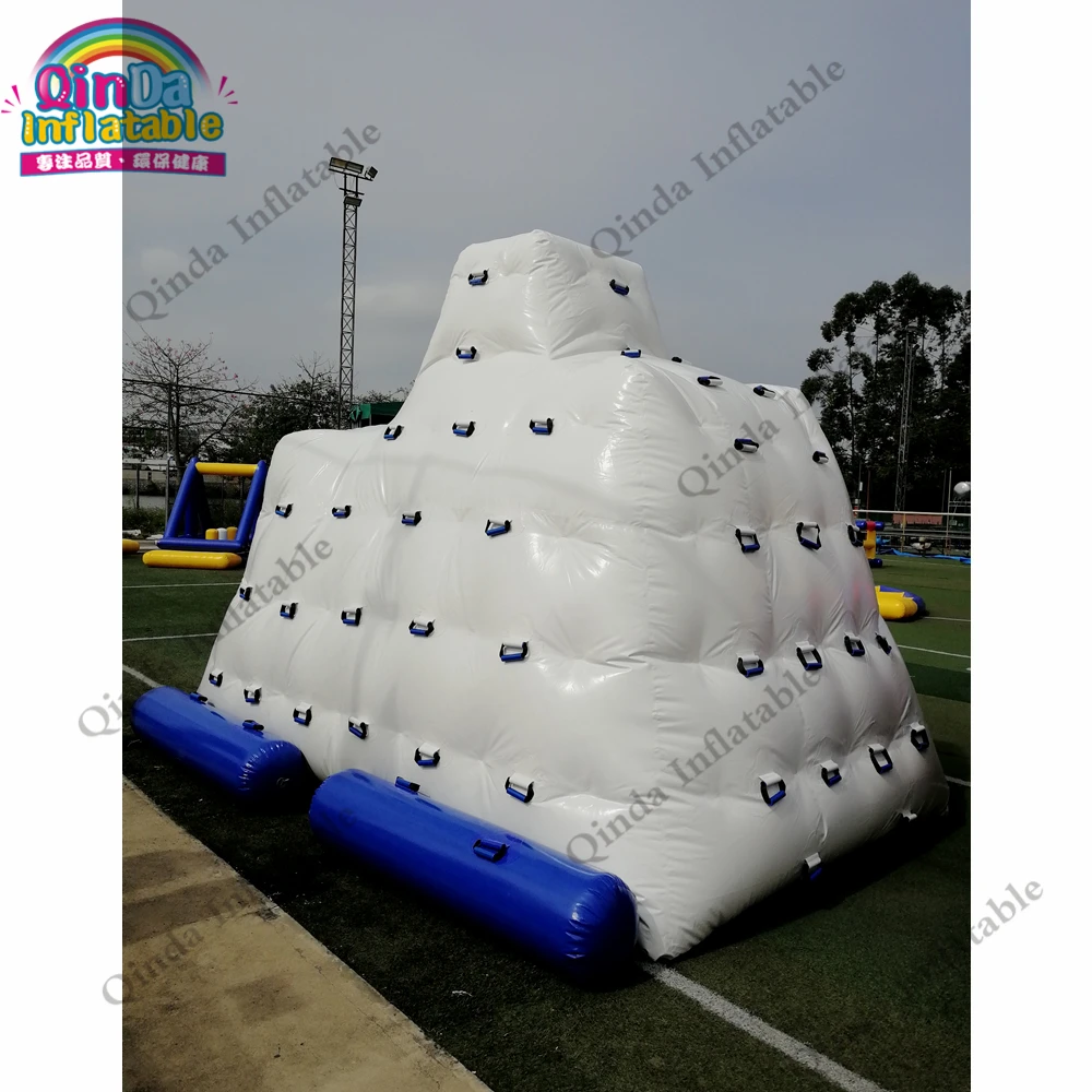 Water Play Equipment Inflatable Water Park Game 5X4x4m Lake Toys Inflatable Iceberg For Kids