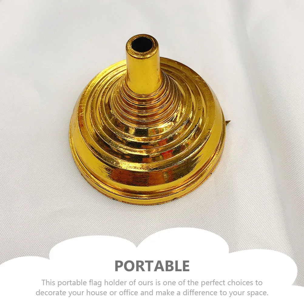 

20pcs Desktop Flag Base Portable Tabletop Flag Holder For Office Meeting Display Stand Universal Flagpole Bracket