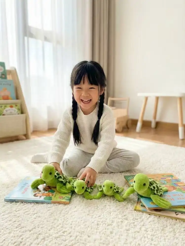 Neueste Eltern-Kind-Schildkröten-Puppe Kawaii Plüschtier Figur Cartoon Anime Niedliches Kinder-Geburtstags- und Feiertagsgeschenk – Detail 14