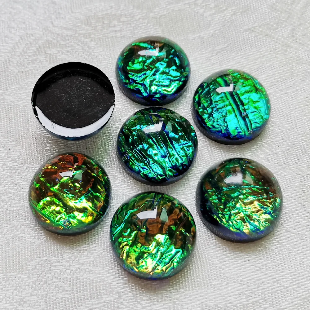 

55 Pieces 18mm Resin Beads Cabochon Domes Flat back DIY Earrings Necklaces Ring Jewelry Finding Pendant Settings