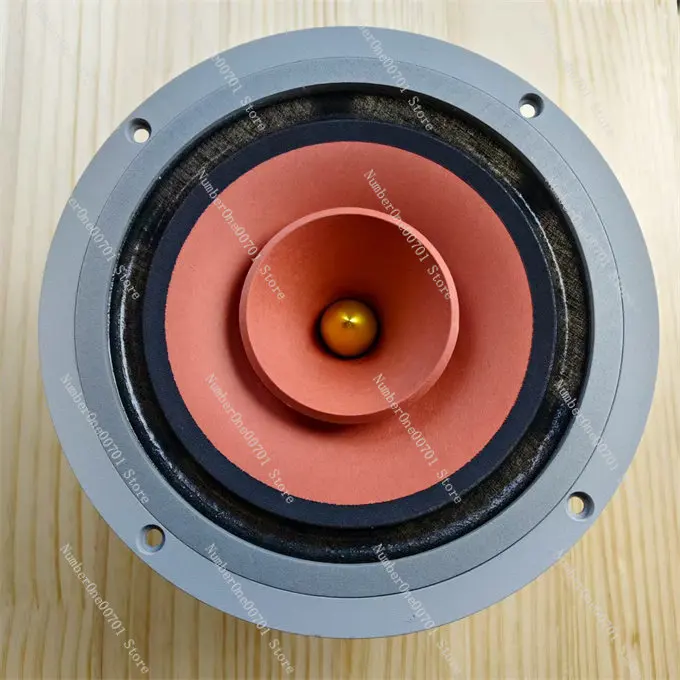 FAST-8 Red 8 Inch Full Range Speaker, Cast Aluminum Frame Loudspeaker, 225mm Diameter Single Unit for Audio System