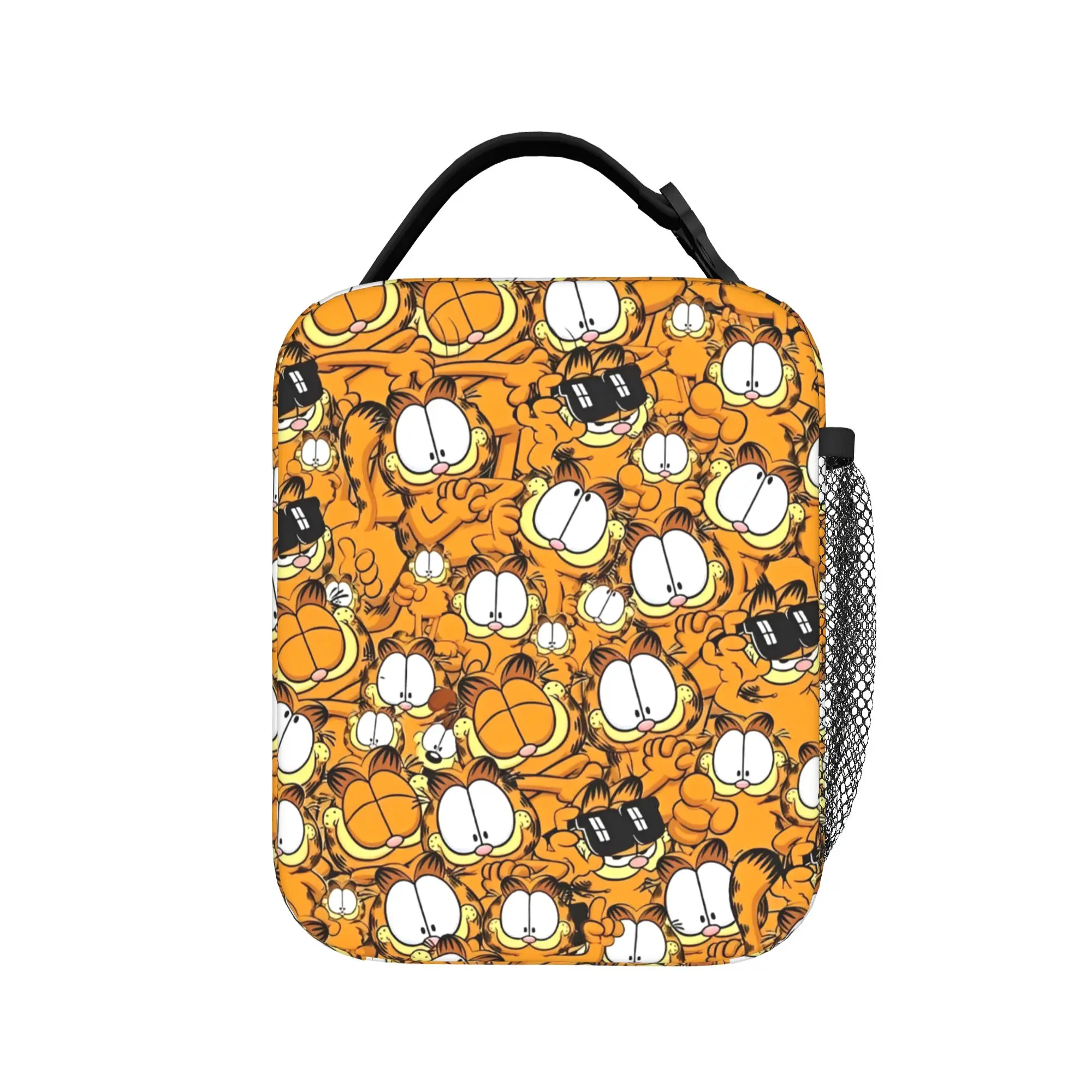 

G-Garfields Cartoon Cat Thermal Insulated Lunch Bag for Office Portable Food Bag Thermal Cooler Lunch Boxes