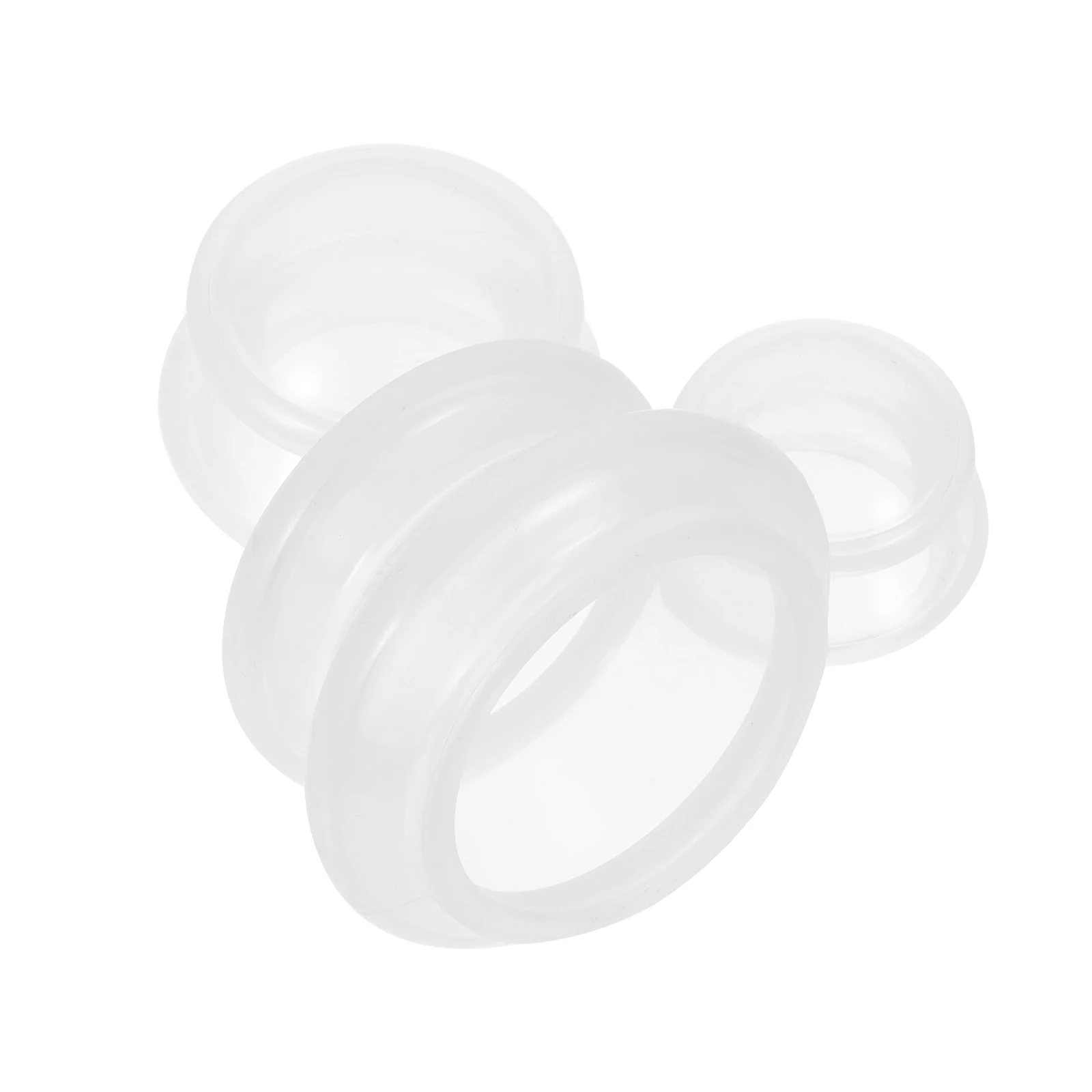 

3 Pcs Cupping Set Silicone Body Tools Home Massage Cups Treatment Durable Household Supply Lymphatic Drainage Blood Flow Muscle