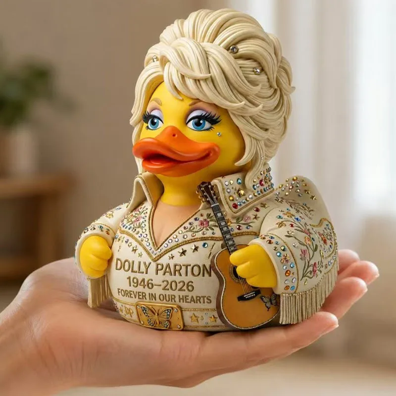 Dolly Parton  Keepsake  Duck, Queen of Country Music Souvenir Token,Vintage Collectible Gift for Fans
