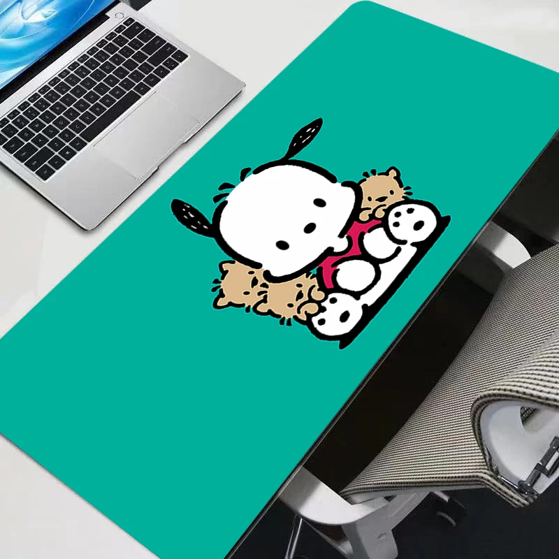 Pochacco 90x40cm Mouse Pad Gamer Large Computer Notebook Pc Mousepad Carpet Gaming Accessories durable Keyboard Desk Mat