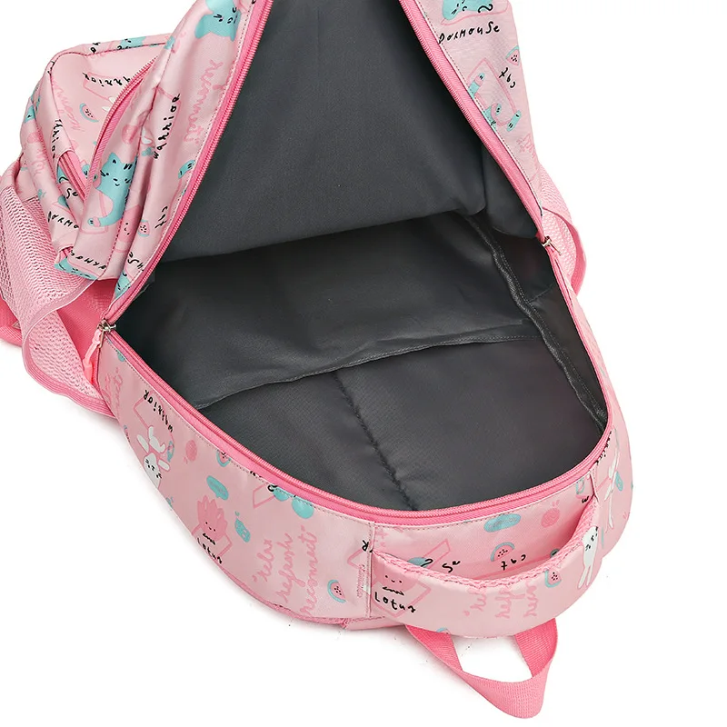 Crianças mochilas escolares padrão kawaii sacos de escola para crianças meninos e meninas casual grande capacidade adultos mochila de viagem portátil