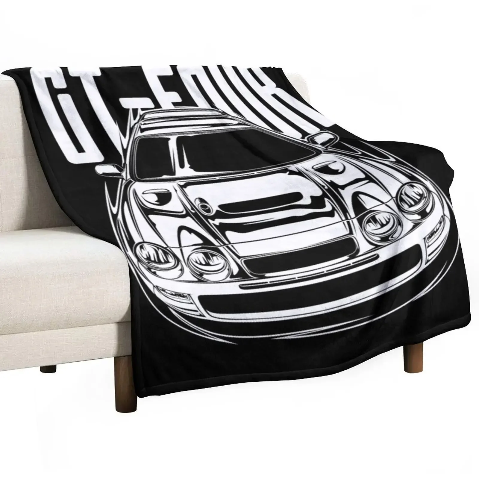 

Celica GT-Four (White Print) Throw Blanket Blankets Sofas Of Decoration Beautifuls Thins Blankets