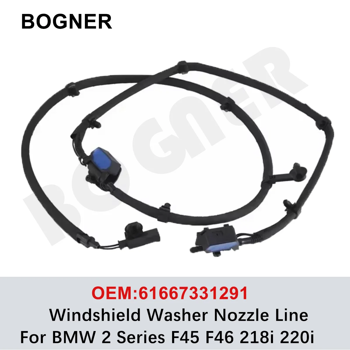 BMW 2 Series F45 F46 Windshield Washer Nozzle Line 61667331291