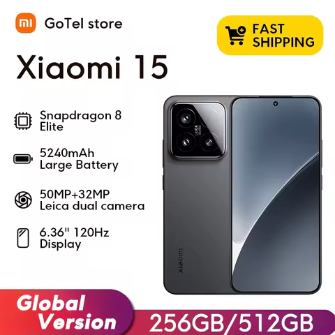 Xiaomi 15 Global Version 6.36" AMOLED 120Hz Leica...