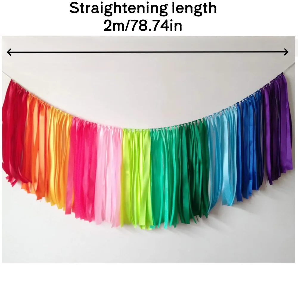 1pc 200cm/78.74in Rainbow Ribb - Photography Day recension och pris