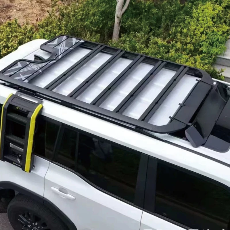 Auto Accessories Lage Racks for LC250 2024 Steel Ladder With Steps Roof Rack High Quality Body Kit