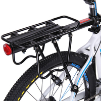 Bicycle Luggage Carrier Cargo Rear Rack Shelf Universal Quick-detach Cycling Bag Stand Holder Trunk Fit 26-29'' Bike Accessories