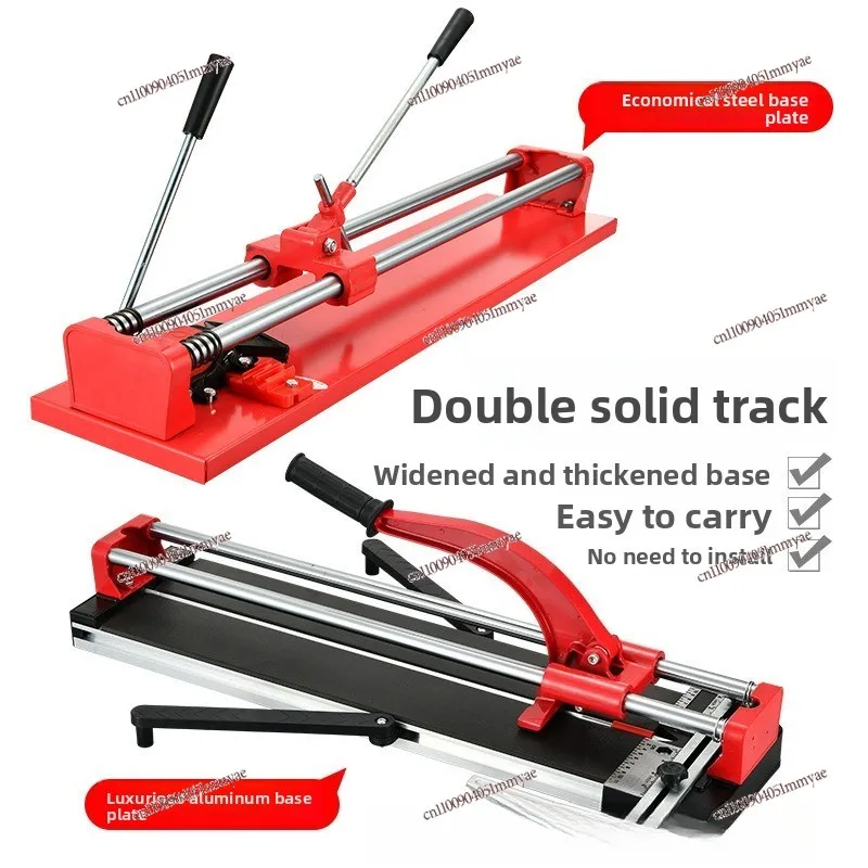 

Manual Tile Cutting Machine Wall Tile Push Knife Aluminum Alloy Double Rail 300 400 600 800 1200