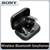 Sony Wireless Bluetooth Earphones Call Noise Reduction Headset With Logo Touch Headphones Flip Cover Long Battery Life Earbuds