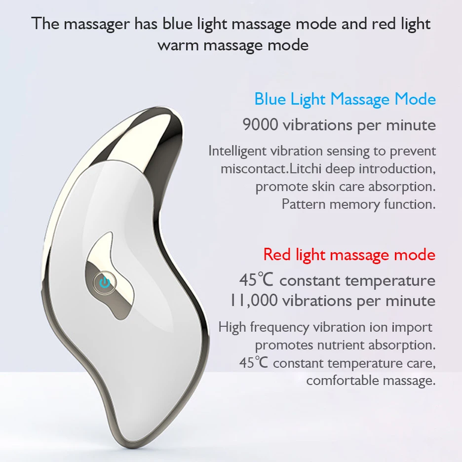 Appareil électrique multifonction Gua Sha PRO, instrument de beauté du visage et du corps à double usage