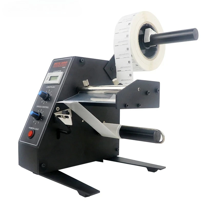 Auto Label Dispenser Device Automatic Sticker Separating Machine AL-1150D Counting Function 140mm Label Stripping Machine
