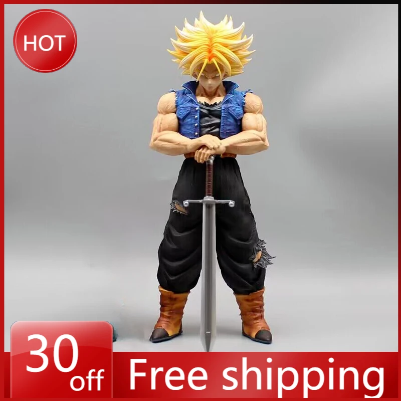 25cm Torankusu Dragon Ball  Animation Peripherals Pvc Gk Warrior Standing Pose  Model Collection Ornaments Kids Toy Holiday Gift