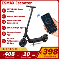 JUICEASE Electric Scooter for Adults 500W Peak 42V14.5AH 35KM/H Smart APP Electric Kick Scooter 45KM Max Range 10 Inch Escooter