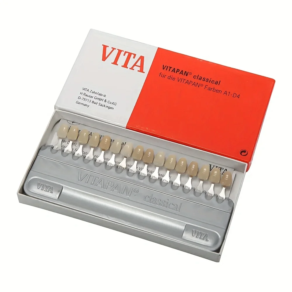 

Dental Equipment Teeth Whiting Porcelain VITA Pan Classical 16 Colors Guide Vita Tooth Model Colorimetric Plate Model