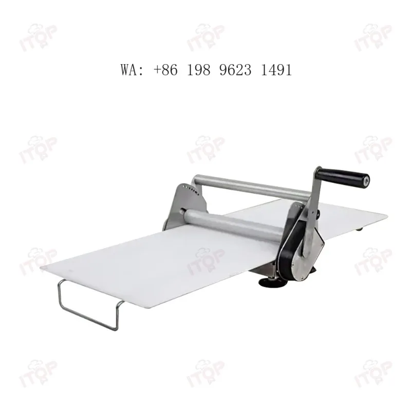 Mini Manual Tabletop Dough Sheeter  Portable Pastry Flattening Roller Equipment for Home Bakery Small Production