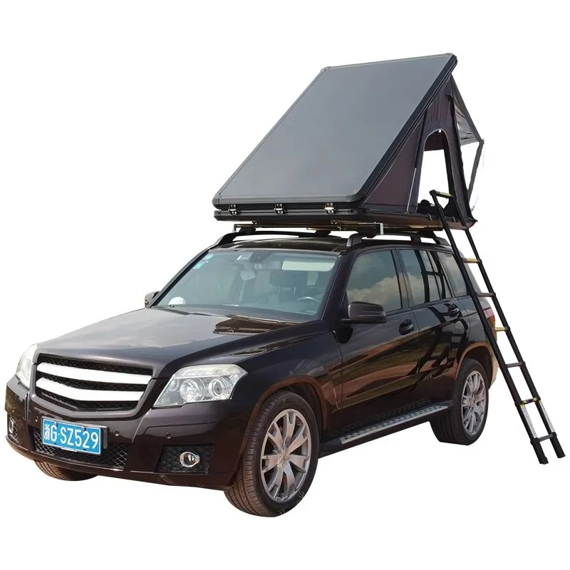 Hard Shell Roof Top Tent Camper for Car SUV Pickup - Quick Install Compact Lightweight Pop up Roof Top Tent for Camping