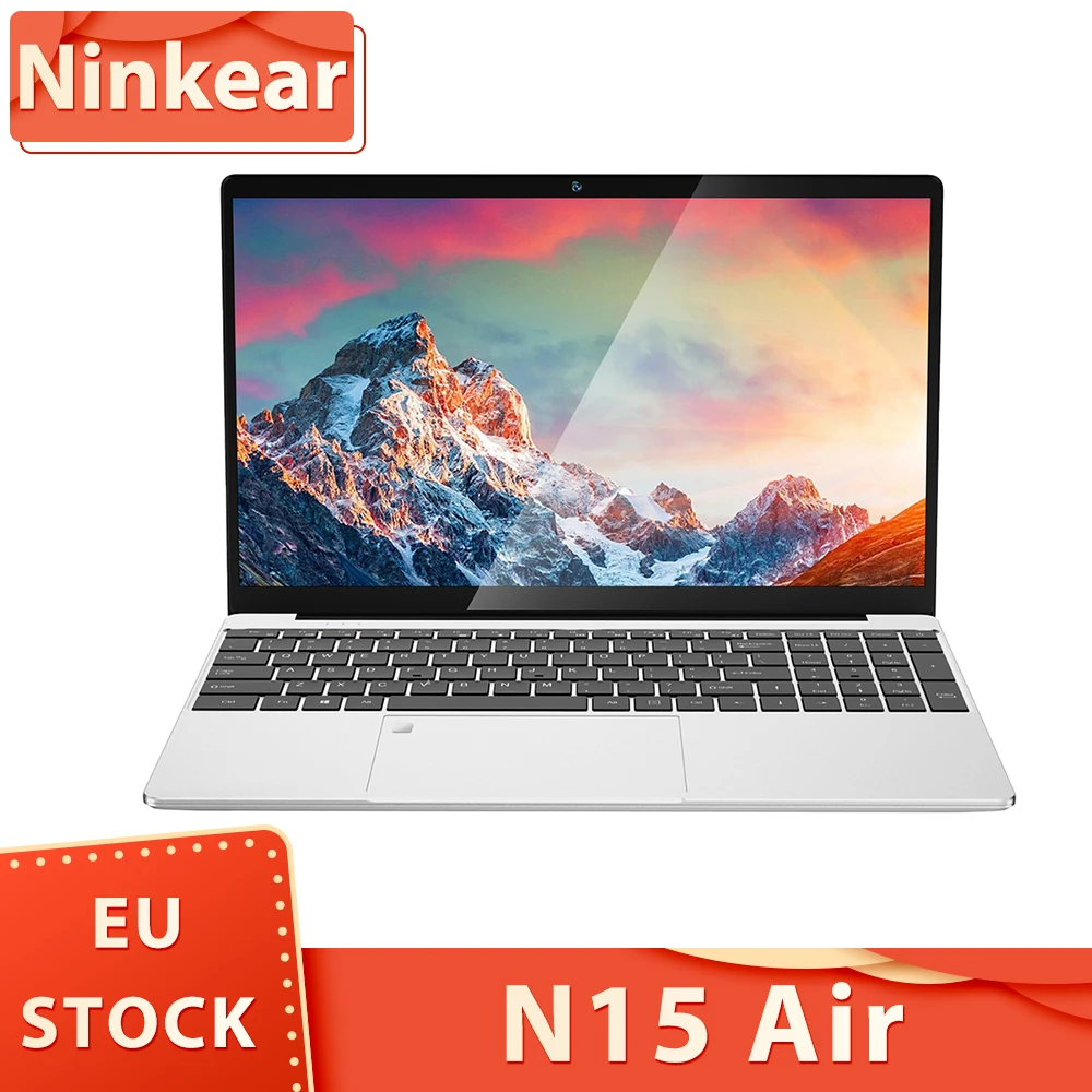 Ninkear N15 Air Laptop, 15,6'' 1920*1080 IPS-Bildschirm, Intel N95 4 Kerne 3,4 GHz, 16 GB RAM 512 GB SSD, Dualband WLAN Bluetooth 4.2