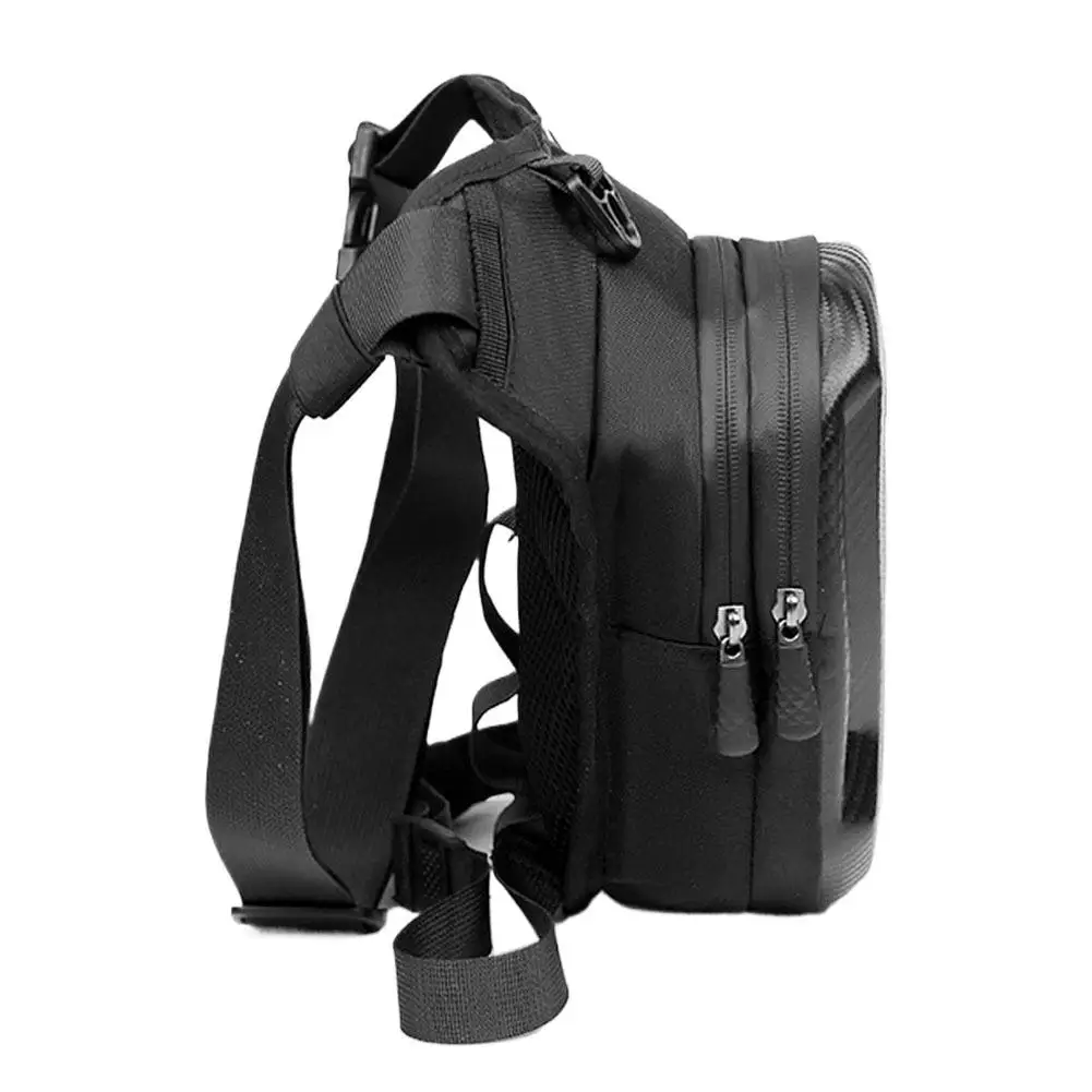 Multi Pocket Portable Storage Bag Waterproof Motorcycle Thigh Fanny Pack Hard Shell Crossbody Bag For Bike Travel Outdoor Sport - view 4
