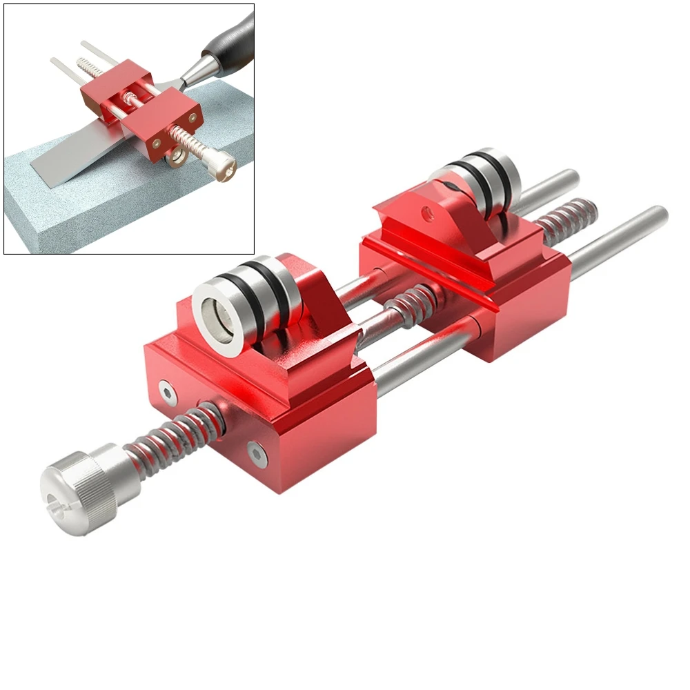 

Stainless Steel Fixed Angle Sharpener Woodworking Tool Planer Sharpening Grinding Stone Chisel Sharpener Cutter Grinder