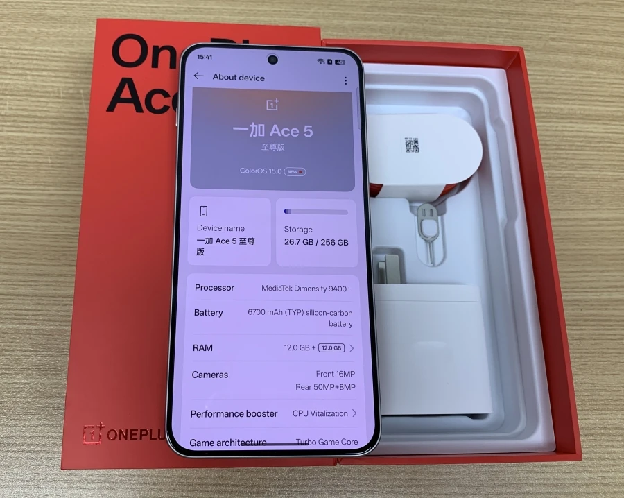 Chinese Version Unlocked OnePlus Ace 5 Ultra 6.83inch AMOLED MTK Dimensity9400+ 50MP 6700Mah 100W SuperVOOC NFC OTA Ace5 Ultra