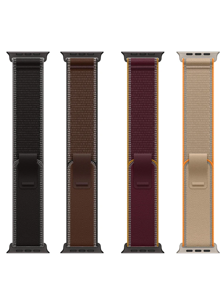 Pasek Trail Loop do Apple Watch Ultra 4 3 2, 49mm 46mm 44mm 45mm 40mm 41mm 42mm, bransoleta Correa do iWatch Series 12 11 10 SE 9
