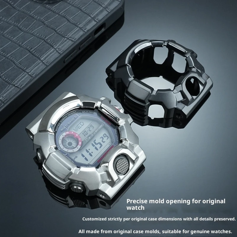 For Casio G-SHOCK Rangeman GW-9400 Stainless Steel Watch Case Upgrade Modified GW9400 Metal Case Replacement Case Watch Housing