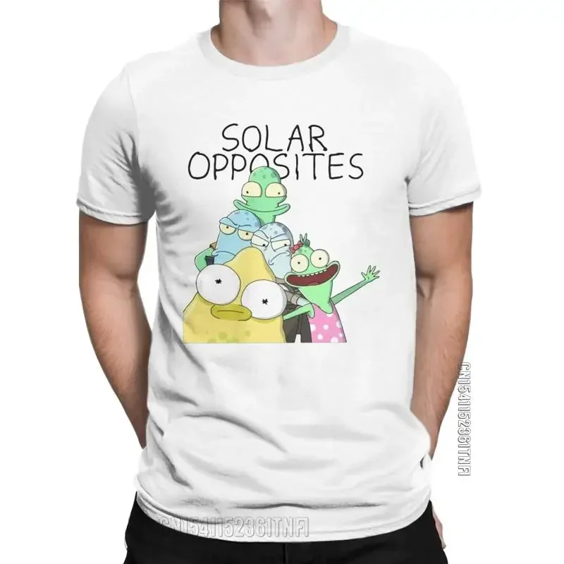 Awesome Solar Opposites T Shirt Men Crewneck 100 Cotton Pupa Terry Kor