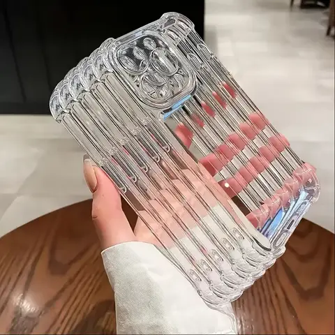 A pack of 5 shockproof transparent phone cases, suitable for iPhone 16, 15, 14, 13, 12, 11 Pro Max, X, Xs Max, Xr, 8 and 7 Plus