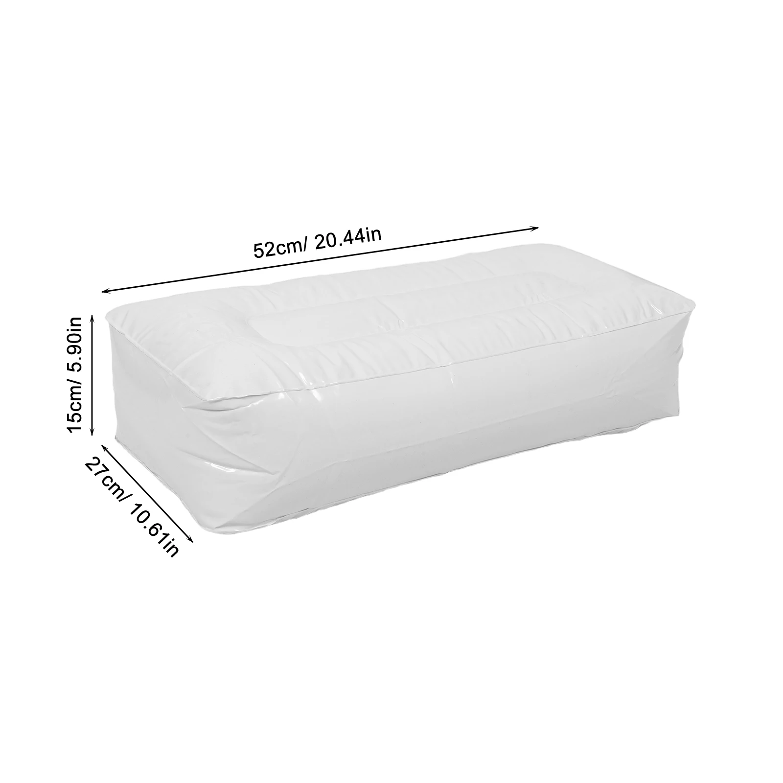 وسادة مقعد عالمية قابلة للنفخ لقوارب الكاياك، وسادة تخييم محمولة مقاومة للماء وخفيفة الوزن للسفر والراحة في الهواء الطلق تدعم طويلًا #6