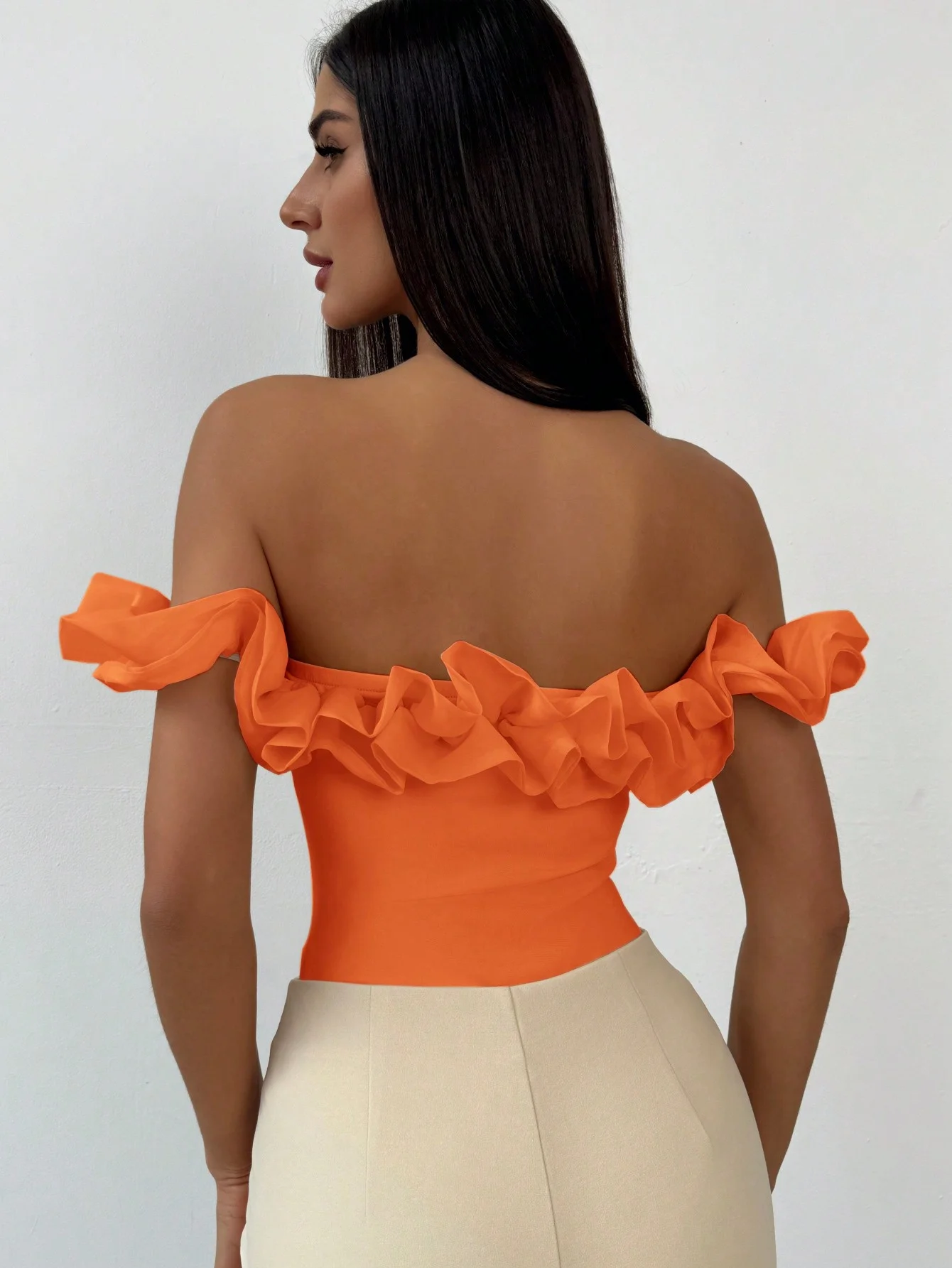 جديد الربيع / الصيف السيدات موسم الزفاف أنيقة تخفيف المواعدة عطلة شبكة سطر واحد الكتف التخسيس نيسيي