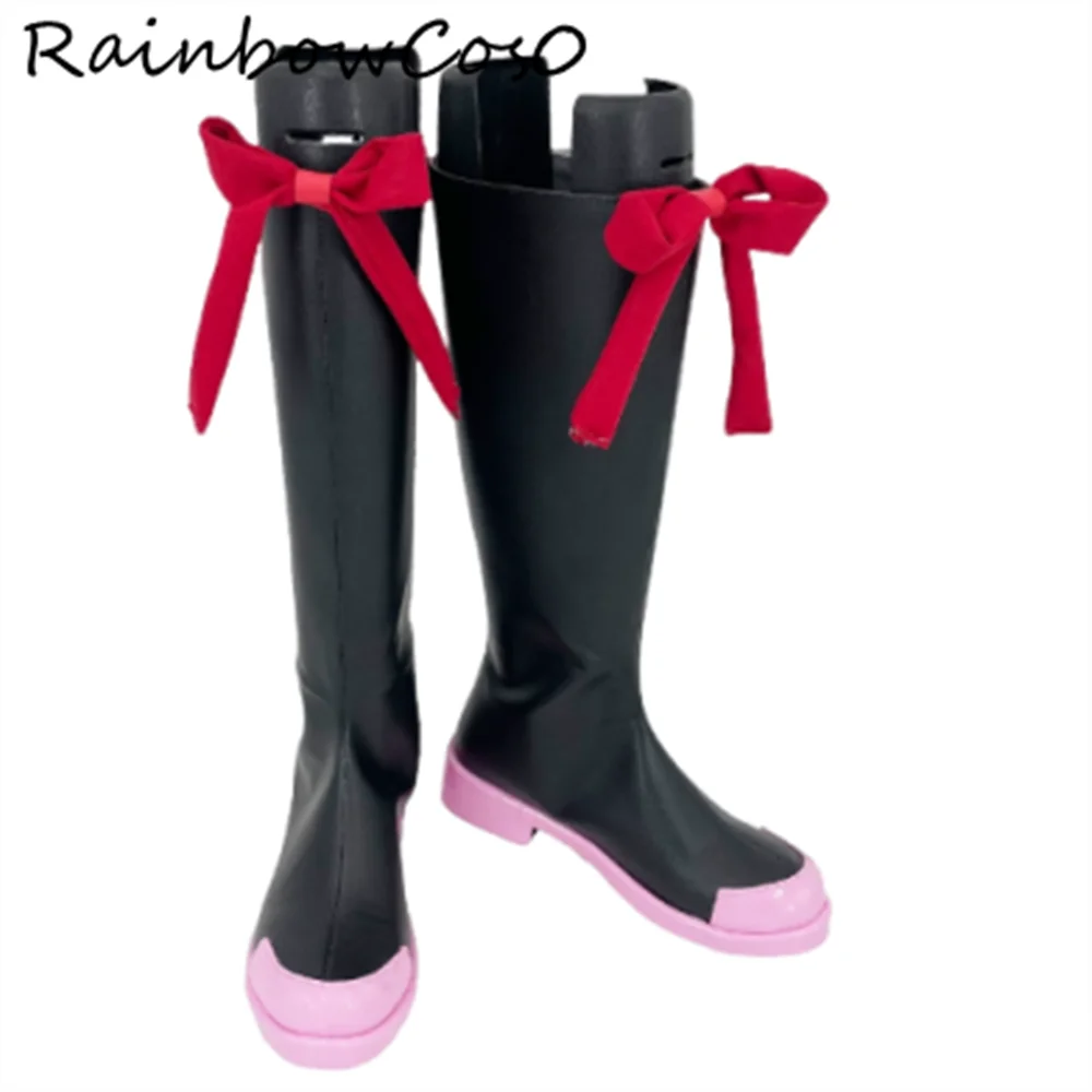 Chelsea Akame ga Uccidi! Scarpe Cosplay Stivali Gioco Anime Party Halloween RainbowCos0 W4776