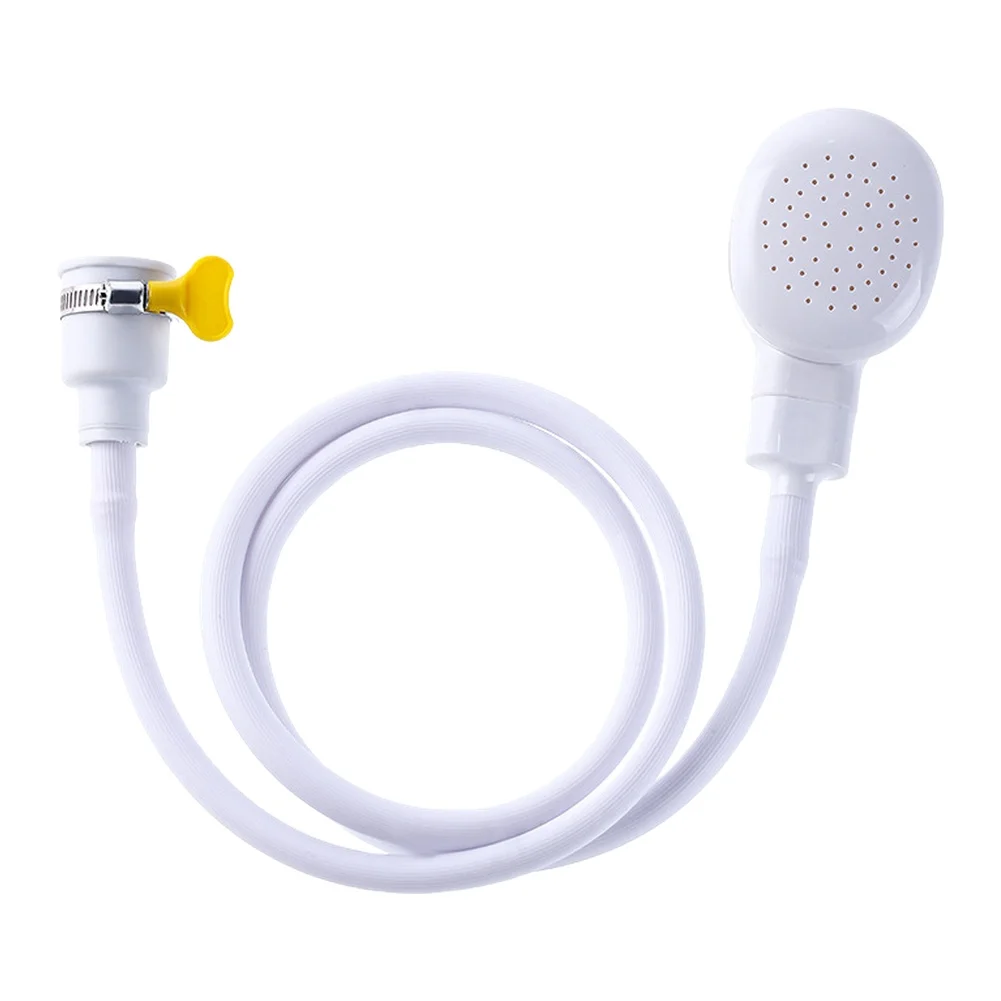 Fit Clamp Shower Hose Portable Shower Attachment Easy Installation Mechanism Convenient Pet Bathing Hose Attachment