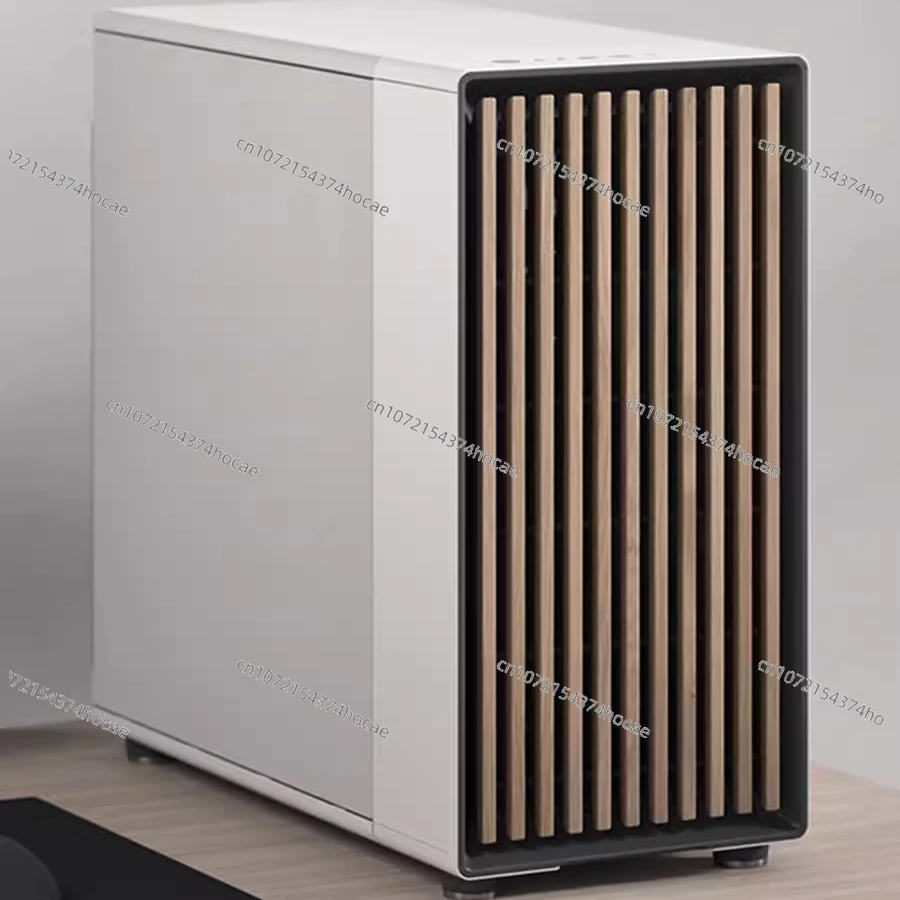 Casing Fractal Process Full Tower Mesh Pendingin Udara Utama Kaca untuk Desktop