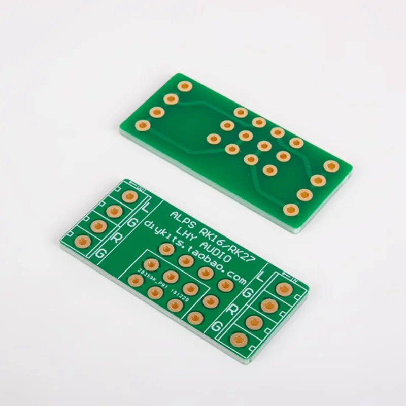 5PCS/20PCS/50PCS New Volume Potentiometer Universal PCB Double-sided Gold-plated Adapter Board For ALPS RK16 RK27