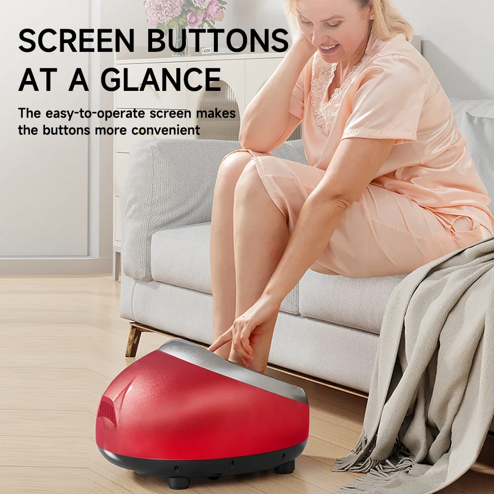 Signable Shiatsu Foot and Leg Massager Heating Function Air Pressure Kneading Massage Foot Therapy Machine