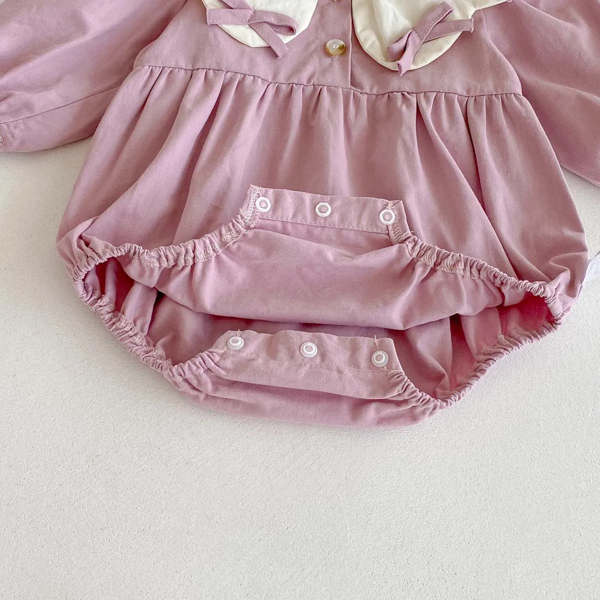 الخريف طفلة حلوة لطيف دمية طوق القوس بذلة طويلة الأكمام، طفلة لطيف بذلة طويلة الأكمام، مناسبة جدا للذهاب o #6