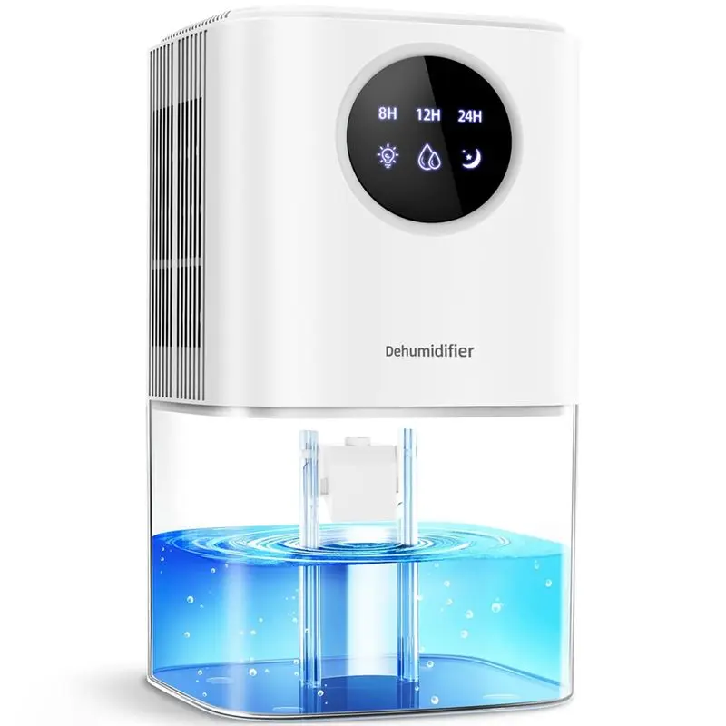 A40Z-1700ML Air Dehumidifier,Quiet Dehumidifiers Home With 7 Color LED Timer & Auto Shut-Off For Bedroom/Bathroom EU Plug