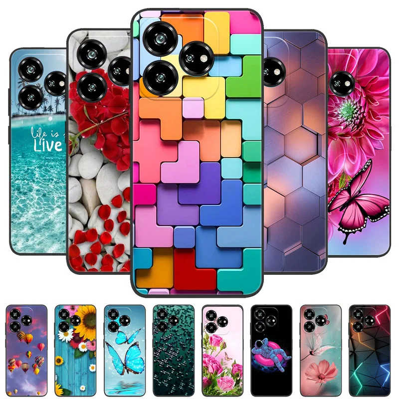 Para Nubia V60 diseño 5G funda de lujo de moda suave funda de teléfono de silicona para ZTE Blade V60 Vita diseño AXON60 Lite funda trasera Coque