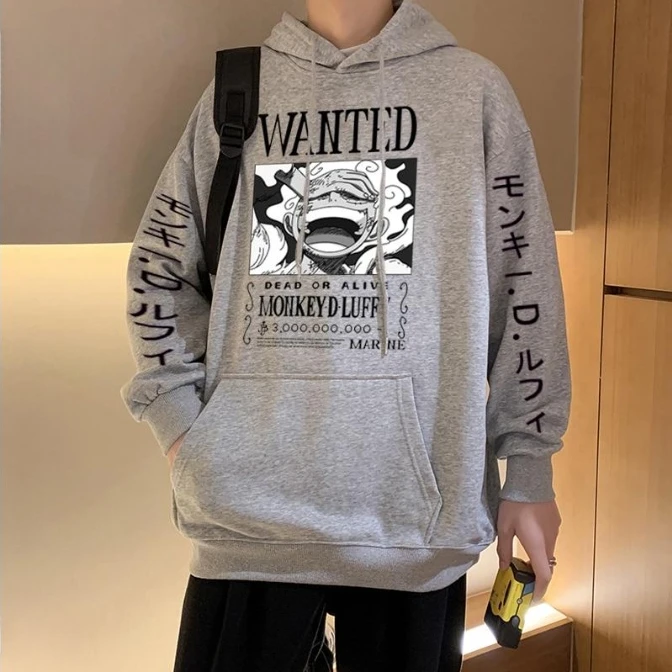 

Unisex Anime One Piece LargePrint Hoodies Man Sweatshirt Women's Long Sleeve Autumn Sweater Tops Y2k Men's Clothing Streetwear
