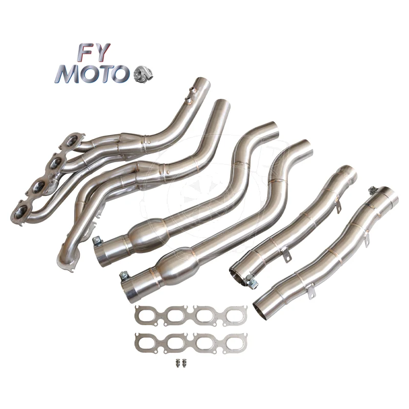 FOR Mercedes AMG W204 C63 Exhaust Header+manifold Downpipe 2008-2011