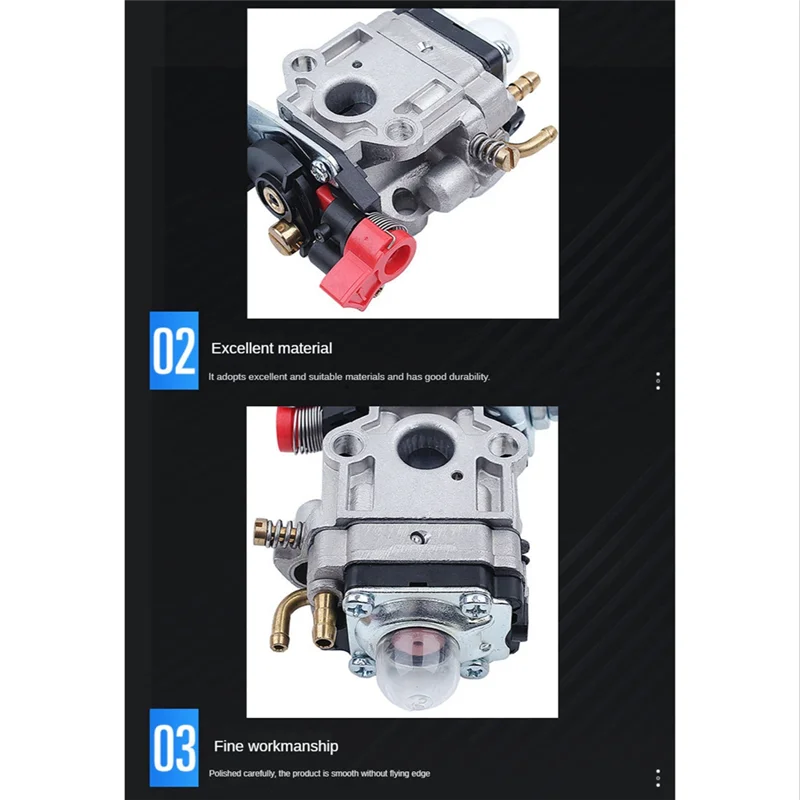 Mechanische Carburateur Th23 Th26 Th34 Carburateur Voor Oleo Mac Bv162 23 25 26cc Carb